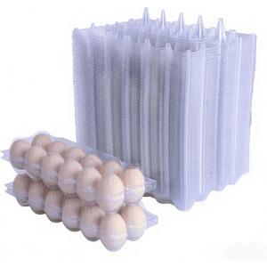 120 Pack Cheap Bulk Egg Cartons, 12 (2 * 6) Clear Plastic Egg Cartons, Can Accommodate Medium Size (Approx 2.2 oz) Eggs, For Family, Farm, Markets, Display2 * 6 120piece
