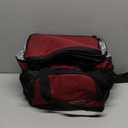 Tactical Lunch Box for Men & Women  Expandable 16L Double Deck Insulated Cooler Bag for Work, Construction & 12-Hour Shifts  Heavy Duty Leakproof Large Meal Prep Tote with Shoulder Strap (Red/Black)