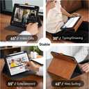 Case for iPad Air 11 Inch M4/M3/M2 (2026/2025/2024),iPad Air 5th/4th Generation 10.9'' Folio Cover with Pencil Holder Pocket,Magnetic Closure,Multi Angles Stand,Auto Sleep/Wake,Brown