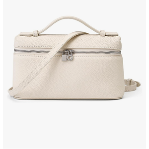 Rejolly Crossbody Bag for Women Small Top-Handle Pouch Purse Designer Shoulder Handbag Quiet Luxury Leather Trendy Purse, Cream White