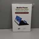 20 inch Screen Magnifier for Smartphone,3D HD Screen Expanders for Movies, Videos, and Gaming, Screen Magnifier with Adjustable Angle Design Amplifier Desktop Magnifying for Seniors Reading (Black)