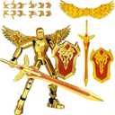 T13 Action Figure Set - (Assembled) 3D Printed Action Figure, Titan 13 Action Figure, Multi-Jointed Movable Dummy 13, Robot Action Figure, Birthday Gifts for Boys, Girls Desktop Decorations