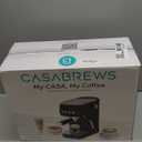 CASABREWS 3700 Essential Espresso Machine 20 Bar, Stainless steel Coffee Maker with Milk Frother, Espresso Coffee Machine for Cappuccino, Latte, 43.9oz Water Tank, Gift for Her, Sapphire Blue