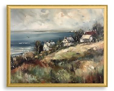 Art Shoppe Framed Print Wall Art, Vintage Wall Décor for Living Room, Bedroom, Office, High-Resolution Image on Premium Art Paper, 3/ 4" Frame with Plexiglass Front, Ready to Hang, 17"x21"