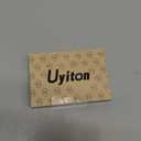 Uyiton Compatible with iPhone 17 Pro Max Camera Lens Protector - [Not Easy to Break][Strong Adsorption][Case-Friendly] Metal Tempered Glass Rear Camera Screen Cover - Cosmic Orange