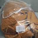 LEAONME Velvet Quilt Full/Queen Size-90''x98'', Lightweight Caramel Velvet Comforter Set with 2 Pillow Shams, Soft Bedspread Coverlet Quilted Bedding Set for All Season