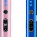 2 Pack Electric Candle Lighter USB Rechargeable Lighters Windproof Plasma Arc Lighters Flameless Type C Long Lighter with Safety Switch for BBQ Camping Birthday Fireworks(Pink+Blue)
