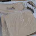 Children's Table and Chair Set Suitable for Boys and Girls Age 2-12 Height Adjustable Table top Can be Painted with 6 Seats Suitable for Family Learning Daily use (Wood Color)