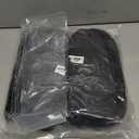 JaGely 11 Pairs Reusable Non Slip Cloth Shoe Covers Washable Thickened Boot Shoe Covers for Indoors and Households(Black)