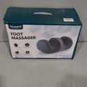 Foot Massager with Heat, Shiatsu Foot and Calf Electric Kneading Massager Machine with Roller for Relaxation, Plantar Fasciitis, Pain Relief, Gifts for Women & Men, Grey