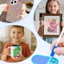 Electric Diamond Art Painting Pen, Vacuum Diamond Painting Pen Tools No Wax Needed for Adult/Kids, Precision Adsorption Diamond Art Pen Accessories, Portable USB Powered Ergonomic Design (Blue)