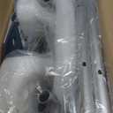 Shower Chair U-Shape Seat (450lb) Heavy Duty - Padded Armrests and Back, Shower Chairs for Elderly and Disabled, Handicap, Shower Chair for Inside Shower, Adjustable Height - Blue