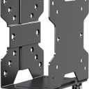 suptek Thin Client Mount Bracket Adjustable Mini PC Mount Bracket,CPU VESA Under Desk and Monitor Arm Computer Holder, Black, ZJJ002