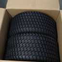 Dayrim 23X10.5-12 Lawn Mower Tires, Set of 2, 4-Ply Tubeless Turf Tread, for Garden Tractor & Riding Mower