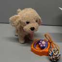 TUMAMA Remote Control Electronic Plush Puppy Dog Toy, Fun Interactive Toys,Walks,Barks,Shake Tail,Dress Up Realistic Stuffed Animal Dog, Gift for Girls Boys Age 3-6 Year Old