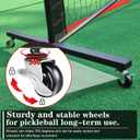 Hoverphenix Portable Pickleball Net Set, 22FT Regulation Size Pickle Ball Net with Paddle Set of 4, Pickleballs and Carry Bag, Easy Setup for Indoor Gym, Outdoor Court,Driveway, Backyard