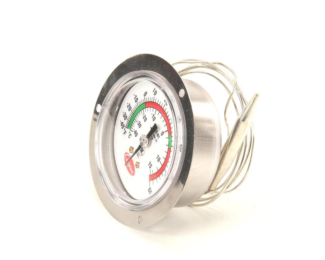 Cooper-Atkins 7112-01-3 Vapor Tension Panel Thermometer with Front Flange, NSF Certified, -40F to 60F Temperature Range