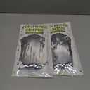 2 Pack Tinsel Backdrop, 3.28 FT x 7.05 FT Birthday Party Decorations, Silver Party Streamer Fringe Curtains Foil Backdrop, Metallic Silver Photo Props Party Supplies Party Decor