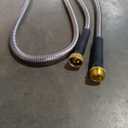 50ft Stainless Steel Garden Hose with Solid Brass Fittings
