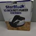 10inch Roti Maker by StarBlue with FREE Roti Warmer and Removable Handle - The automatic Stainless Steel Non-Stick Electric machine to make Indian style Chapati, Tortilla, Roti AC 110V 50/60Hz 1200W (SB-BLA1120)