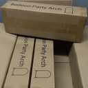 Metal Arch Backdrop Stand, Set of 3 (6/6.6/7.2 ft) Wedding Arched Frame with 12 Ground Nails, Stable Arched Background Stand for Wedding, Baby Shower, Birthday Party, Photography, Gold