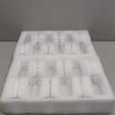 Champagne Glasses, Set of 12 Champagne Flutes with Unique Shape, Long stem Sparkling Wine glasses for Party, Restaurant, Bar, Wine Toasting, Clear