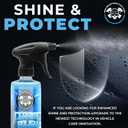 Ceramic Polish Spray for Cars-Trucks-SUV's| High-Gloss Paint Coating with Graphene & SiO | Quick Detail Car Spray Wax for UV Protection, Water Beading, and Long-Lasting Shine