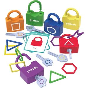 Xylolin Preschool Shape Sorting Matching Learning Locks with Keys Toys for Toddlers, Color Recognition Toy Set,Montessori Educational Fine Motor Skills Toy for Kids Ages 3+ Xylolin Preschool Shape Sorting Matching Learning Locks with Keys Toys for Toddlers, Color Recognition Toy Set,Montessori Educational Fine Motor Skills Toy for Kids Ages 3+