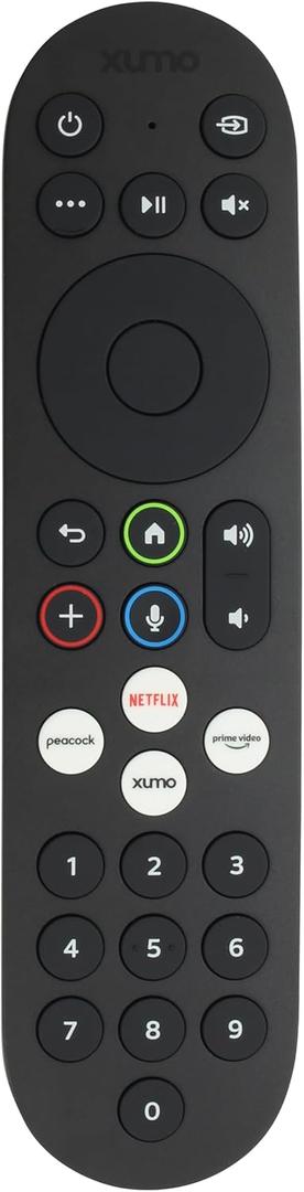 SatelliteSale Replacement Xumo PR3 Voice Remote Control Compatible with Stream Box XiOne, ES1 & Spectrum/Xfinity Stream Boxes and XUMO Smart TVs, Black ABS Plastic with Batteries Included