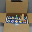 KIDWILL Wooden Hammering Pounding Toy for 12+ Months Kids, Montessori Toys for 1+ Year Old Babies, Early Development Toy with Pounding Bench, Xylophone, Number Sorting Maze, Gifts for Toddlers Age 1-2