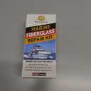 Marine Fiberglass Repair Kit for Boats, Gel Coat Repair Kit for Boats, Fiberglass Boat Repair Kit, Epoxy Filler for Boats, Fiberglass Kit Fix Holes Chips Pit Cracks (Color Match)