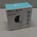 Kasa 2K+ Indoor Pan/Tilt Wired Security Camera - Works as a Baby Monitor & Pet Camera, Motion Detection & Tracking, 2-Way Audio, Night Vision, Subscription-Free Local Storage or Optional Cloud, KC410S (White)