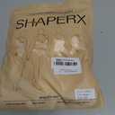 SHAPERX Shapewear for Women Tummy Control Bodysuit Mid Thigh Body Shaper Shorts for a Lifted Look S/M