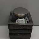 1 Gallon Drink Dispenser with Spigot 18/8 Stainless Steel  Airtight & Leakproof Glass Sun Tea Jar with Anti-Rust Lids, Beverage Dispenser for Parties - Laundry Detergent Holder (Single, Silver)