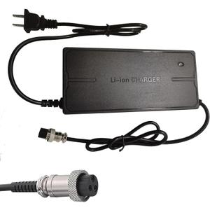 67.2V 3A 3 Prong Scooter Quick Charger, for Yume X11 Y11 M10, Kaabo Mantis 10, 10 Pro, V2/ VSETT 10+, 10+R/Apollo 60V Phantom, 60V Lithium Li-ion Battery Charger