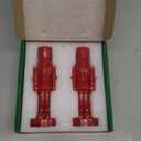 Nutcracker Candle, Nutcracker Soldier Pillar Candles, Gifts for Boys Girls, Women, Nutcracker Decor Unscented Candle, Soy Wax, Christmas Holiday Home Decor,2 Pcs