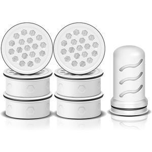 Water Filter Replacement for Life straw Home Dispenser 18 C/Glass Pitcher 7 C/Plastic Pitcher 10 C/Plastic Pitcher 7 C.6 Activated Carbon + Ion Exchange Filter and 1 Membrane Micro Filter (6+1)