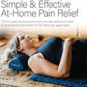 Kanjo Acupressure Mat and Pillow Set for Back Pain Relief & Neck Pain Relief, with Pressure Points for Muscle Pain Relief with Travel Bag - Navy