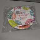 50 PCS Easter Plates, 9 Inch 7 Inch Dessert Paper Plates Party Supplies for Spring Holiday Picnic, Serve for 25 Guests (Egg)