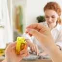 3 x 5 Pcs Automatic Needle Threader Easy Needle Threader Tool Self-Thread Guide Plastic Sewing Accessories Sewing Needle Device for Hand Stitching and Sewing Machine Quick Needle Threading