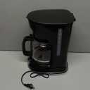 Mueller 12-Cup Drip Coffee Maker - Borosilicate Carafe, Auto-Off, Reusable Filter, Anti-Drip, Keep-Warm Function, Clear Water Level Window Coffee Machine, Kitchen Essentials & Accessories (Black)