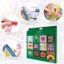 2026 Wall Calendar Diamond Painting Kit - DIY Diamond Art Calendar 2026, 12-Month Flip Wall Calendar with to Do List, Diamond Painting Calendars 2026 for Home Office Decoration