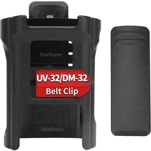 BAOFENG DM32/UV32 Radio Holster, Walkie Talkie Belt Holder Case UV-32 Belt Holder For DM32 UV32 Walkie Talkie Holder Duty Belt Accessories Portable Travel Camping Storage