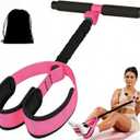 Pedal Resistance Band with Handle,Upgraded 55LBS Exercise Pedal Bands forAnkle Puller Sit-up & Leg Equipment Exercise,Multifunction Fitness Resistance Bands for Women Postpartum Recovery