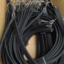 VEVOR 31" Rubber Bungee Cords, Weatherproof EPDM Rubber Tie Down Straps with Crimped S Hooks, Heavy Duty Outdoor Tarp Straps for Securing Flatbed Trailers, Canvases, Cargo, and More (50 Pack)