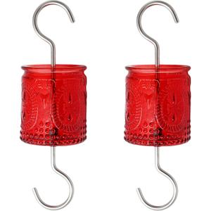 Vintage Glass Ant Moat for Hummingbird and Oriole Feeders Large Capacity Guard for Nectar Feeders