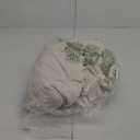 Turquoize Stretch Futon Cover Armless Sofa Cover Sofa Bed Slipcover Futon Couch Cover Furniture Protector with Elastic Bottom Feature Thick Soft Checked Jacquard Fabric, Ivory