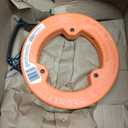 Klein Tools 56331 50-Foot Electrical Fish Tape, Steel Wire Puller with Double Loop Tip, Optimized Housing and Handle, 1/8-Inch