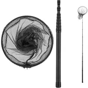9ft/11.15ft Extra Long Fishing Net with Telescoping Handle, 11.15ft/133.8"