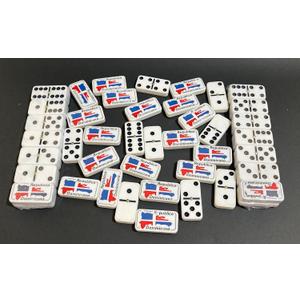 PRK 14 Dominican Republic Double Six Dominoes Novelty Size Tiles for Endless Dominos (No Box Just Tiles)